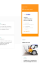 Mobile Ansicht des Webdesigns auf der ChargeHere Website